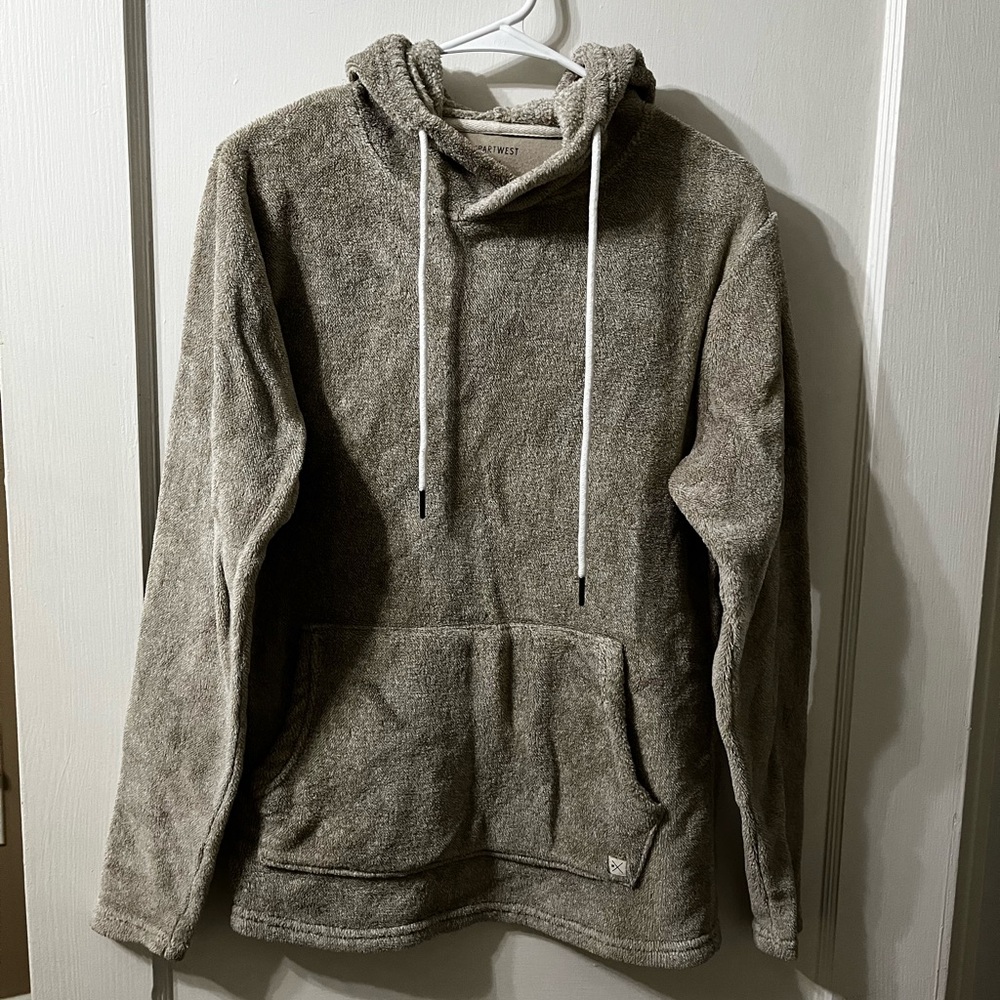 Cozy Tan Hoodie with Front Pocket
